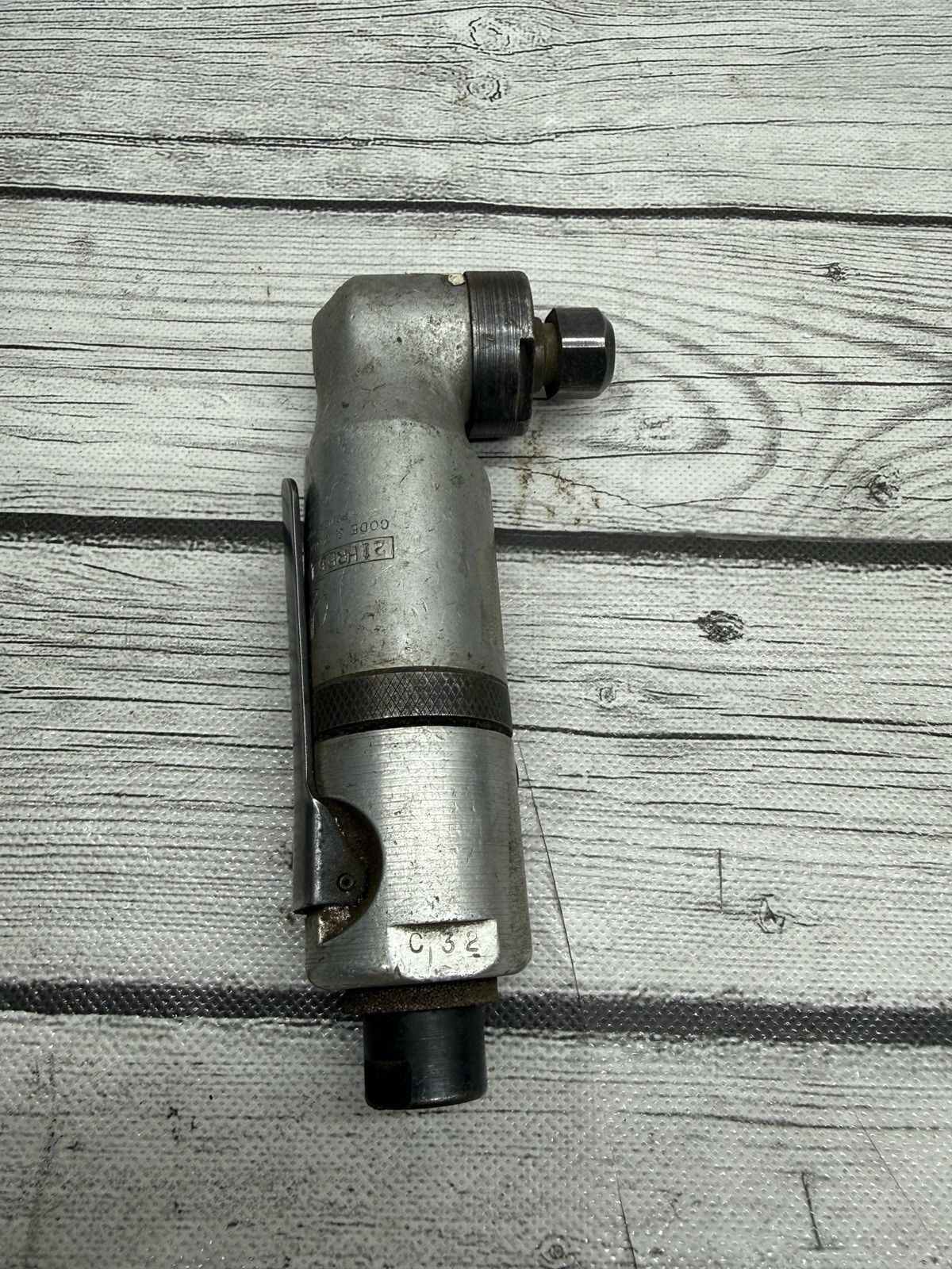 Vintage Rockwell 21HR551B Pneumatic Right Angle Aircraft Drill 90 Degree USA