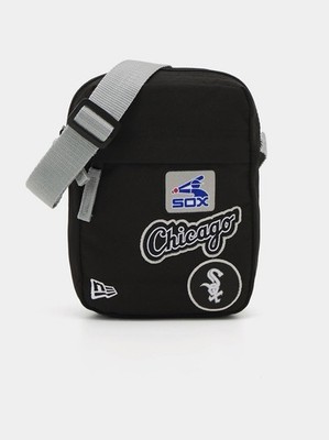 New Era MLB CHICAGO WHITE SOX PATCH SIDE BAG - Umhängetasche - black/grey