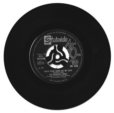 THE ENCHANTED FOREST You're Never Gonna Get My Lovin' 1967 UK Vinyl 7'' Stateside
