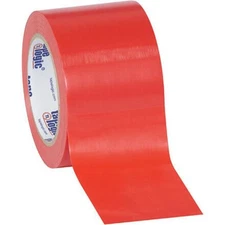 3" x 36 yds. Red Tape Logic Solid Vinyl Safety Tape 6 Mil 16 Rls/Case