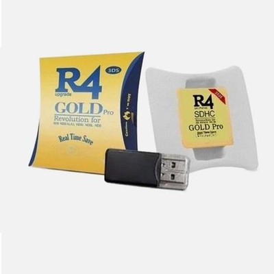 2024 R4 GOLD PRO SDHC Card Revolution Cartridge for NEW 2DS/3DS/LL/XL gold