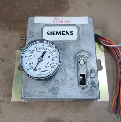 Siemens 545-412 Rev. 3 AOP Transducer Panel Mount 24 VAC