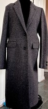 NWT Uniqlo Women Wool Nylon Coat Grey Size S