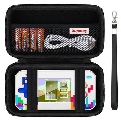 Supmay Hard Travel Case for My Arcade Tetris Gamer V, Small, Black+Black 