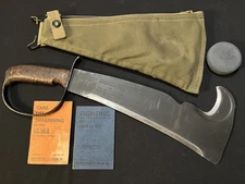 US WW2 Woodsman Pal Bolo Fighting Machete Knife -WWII -LC-14-B Military