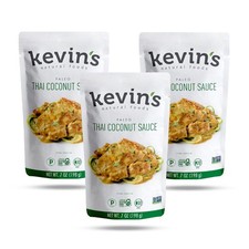 Kevin's Natural Foods Coconut Sauce Non-GMO Gluten Free 3 Pack (Thai Coconut)
