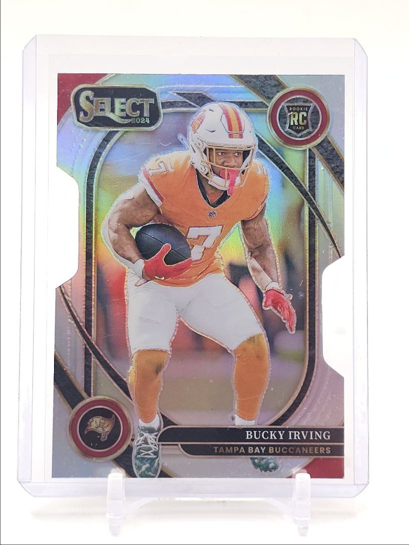 BUCKY IRVING 2024 SELECT CLUB LEVEL ROOKIE SILVER DIE CUT RC Q6145