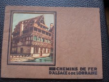 Plaquette publicitaire - Chemins de fer PLM - ALSACE LORRAINE