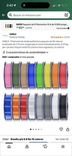 PLA Plus Filament 16 Color Bundle Multicolor, PLA+ 3D Printer Filament 1.75mm...