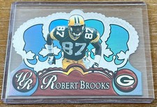 ROBERT BROOKS 1997 Pacific Crown Royale BLUE HOLOFOIL PARALLEL DIE-CUT ! PACKERS