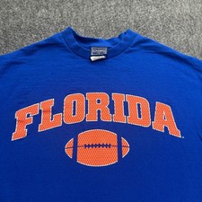Vintage Florida Gators Champs Shirt Large Big Logo 100 Cotton 90's UF Football
