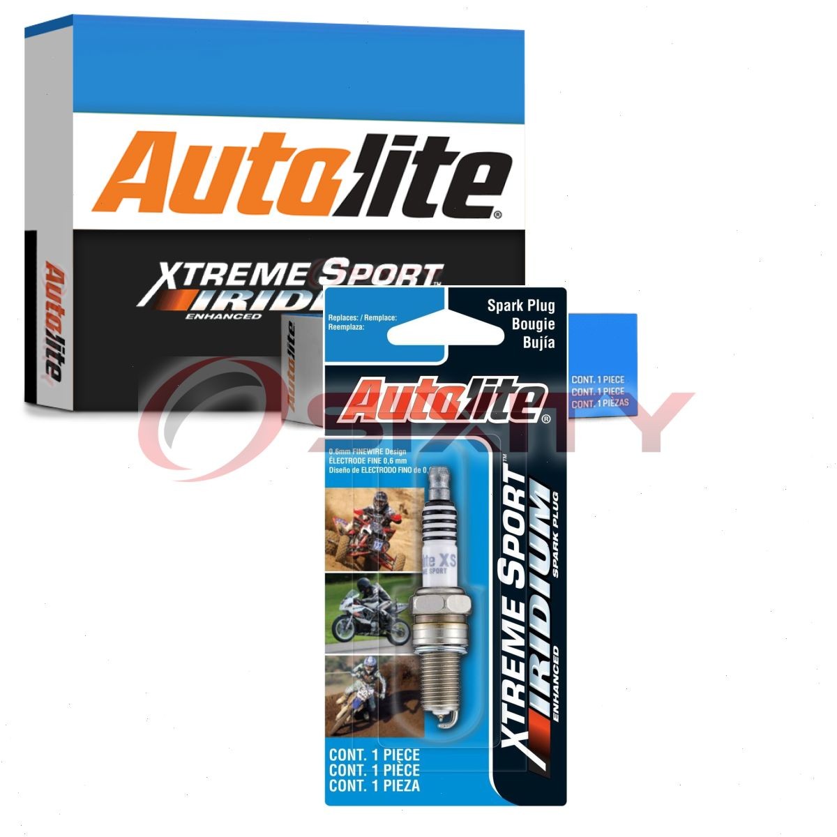 Autolite Xtreme Sport XS4163DP Spark Plug for 6681 Ignition Wire Secondary ii