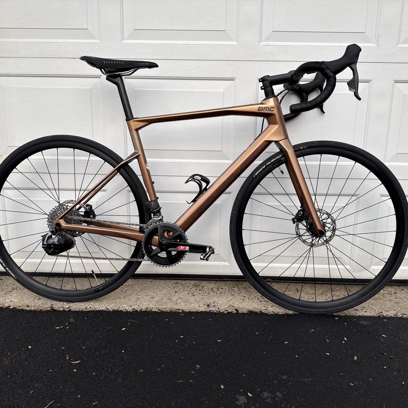 2023 BMC Roadmachine FOUR, Size 54 cm, SRAM AXS RIVAL (EXCELLENT) - Waxed chain
