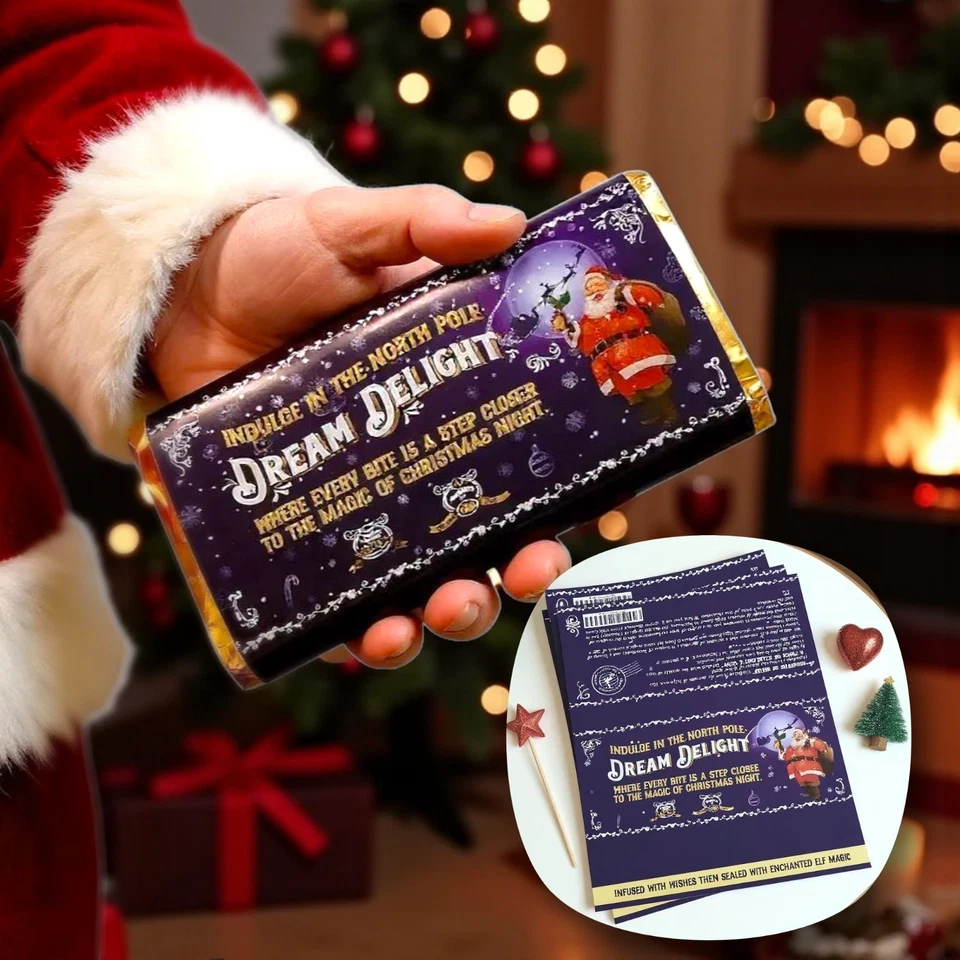 Christmas Eve Box filler Chocolate Wrappers Xmas Stocking Filler Secret Santa - Image 3 of 4