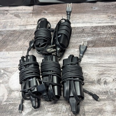 Lot of 10 Genuine OEM Dell 65W USB C AC Adapter Chargers with Cable