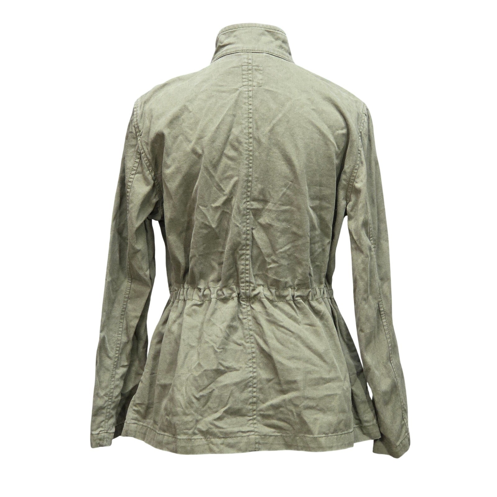 GAP Olive Green Utility Jacket Drawstring Waist W… - image 2