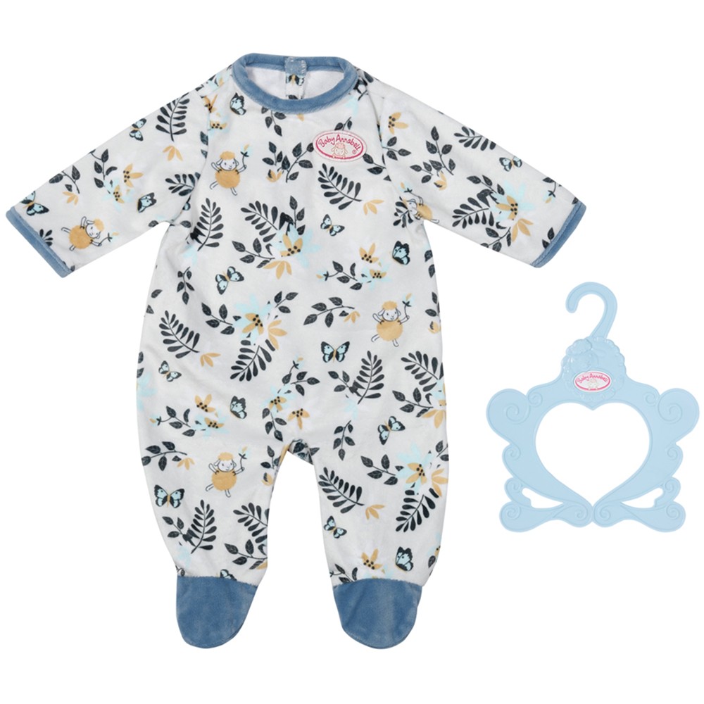 Baby Annabell Blue Romper Outfit for 43cm Dolls with Hanger 706824