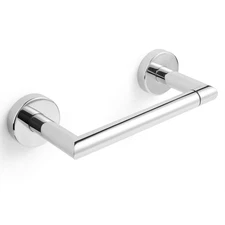 Chrome Holder Wall Mounted Double Post Pivoting Roll Holder Polished Chrome B...
