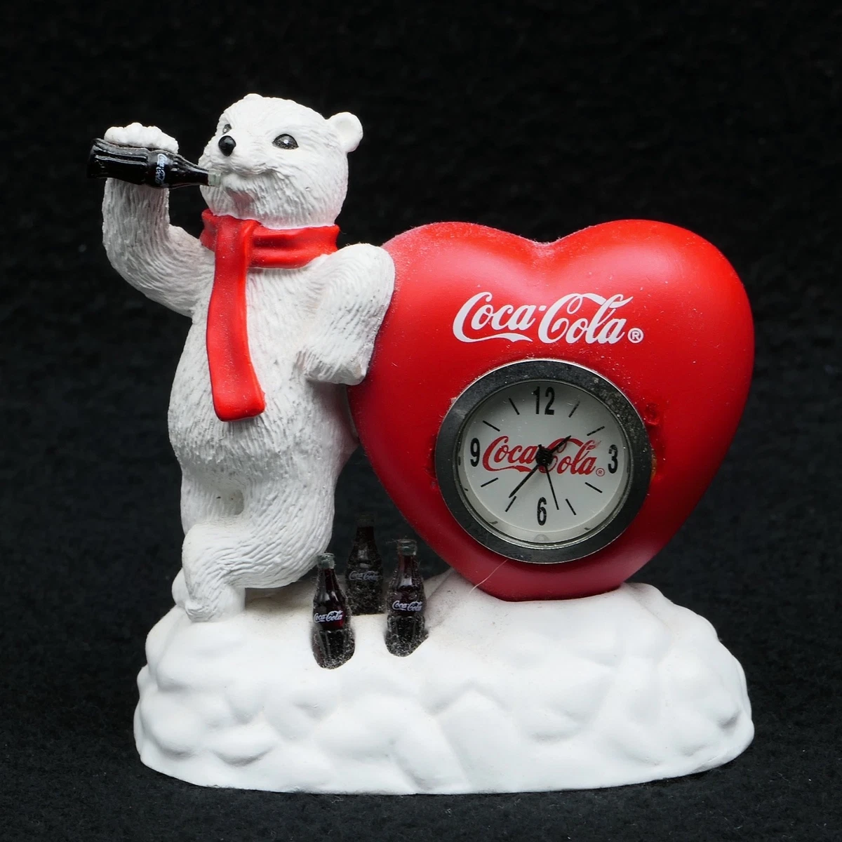 coca cola polar bear clock products for sale | eBay