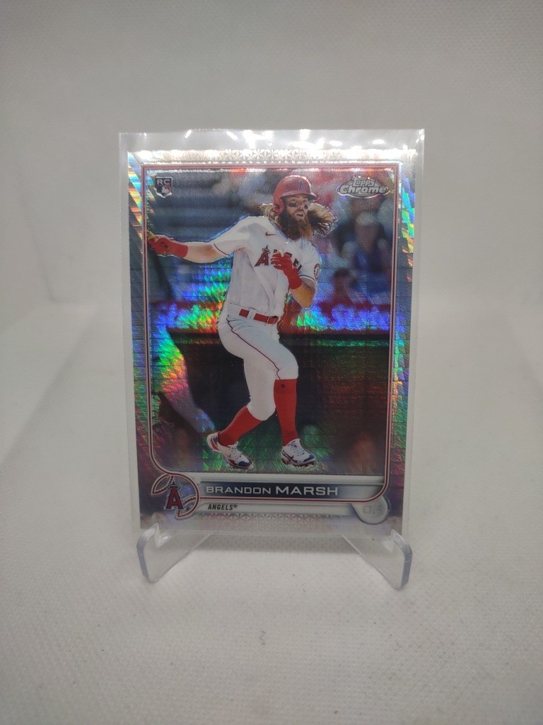 2022 Topps Chrome #133 Brandon Marsh RC Rookie Prism Refractor
