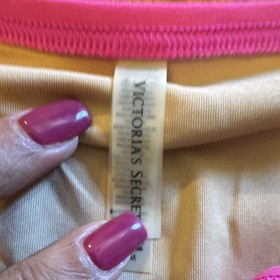 Victoria's Secret Pink 2pc Bikini Set Underwire Halter Adjustable Strap M B nwot