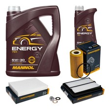 DENCKERMANN Inspektionspaket 6L MANNOL 5W-30 f&uuml;r Nissan X-Trail 1.6 dCi