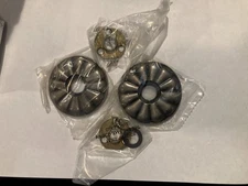 1 Pair Baldwin Estate Rose Rosette 5026-151 Antique Nickel Handle Trim Ring New