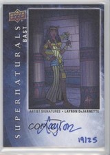 2016 Upper Deck Goodwin Champions Supernaturals Artist 19/25 Bast #21 Auto b9t