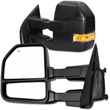 Tow Mirrors Compatible with 2015  2020 Ford F-150 Trailer Towing Side Mirrors