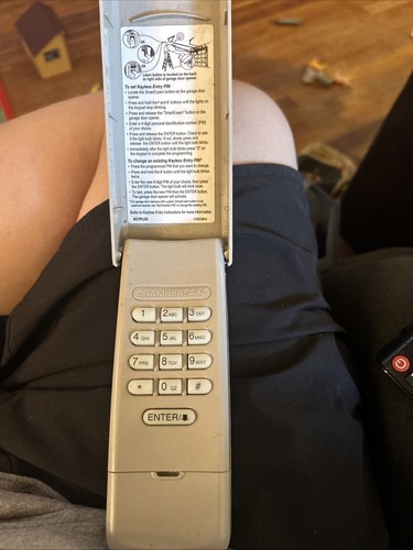Chamberlain Garage Door Opener Wireless Keypad Model 940D-01 Untested ...