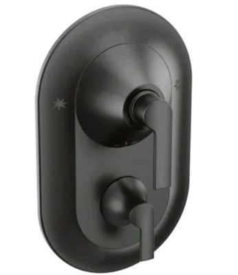 Moen TS2200BL #7 Doux 3 Function Pressure Balanced Valve Trim Only with Double L