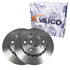 2x VAICO BREMSSCHEIBEN 258mm BELÜFTET VORNE passend für OPEL OMEGA | V40-80030
