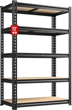 2020LBS Storage Shelves 5 Tier Garage Shelving Heavy Duty Adjustable Garage Shel