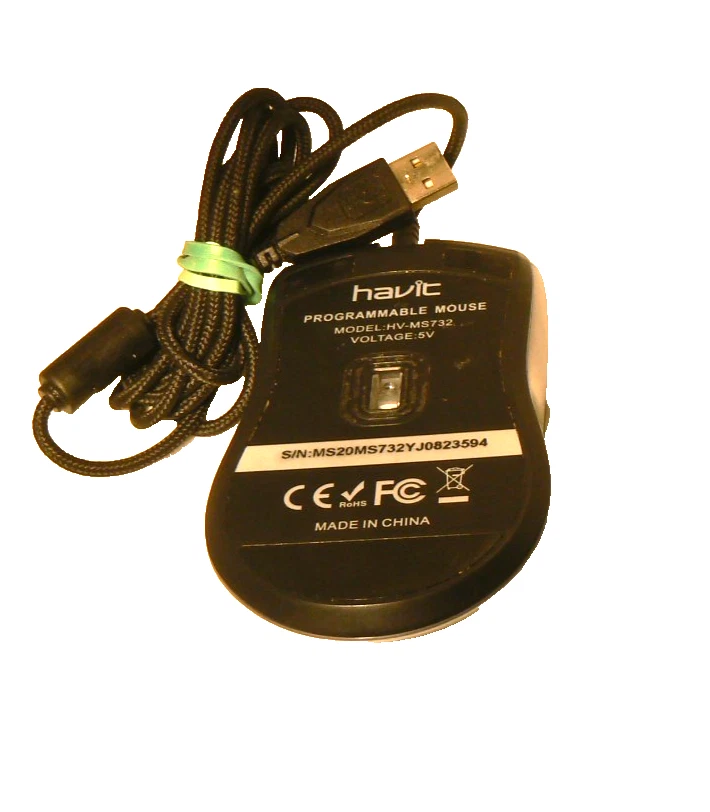 Havit HV-MS732 RGB Gaming Mouse – 6400 DPI – Programmable – Tested & Working - Image 4 of 4