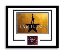 Hamilton Burr Leslie Odom Jr. Autographed Signed 11x14 Framed Photo ACOA