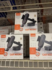 15W Wireless Charger Fast Charging Automatic Clamping Car Mount Phone Holder US