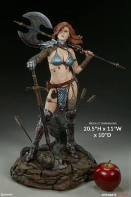 Red Sonja Modello In Resina - Kit Figurino Da Assemblaggio E Pittura - CA3D - Prodotto In Italia - Foto 2