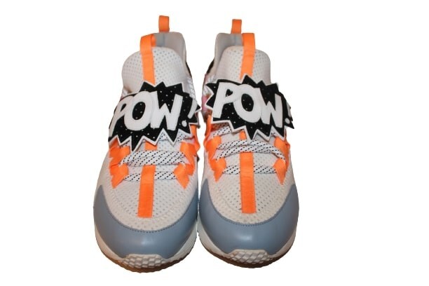 TREK COMET POW Pierre Hardy Men's Orange Blue Fashion Sneakers 46