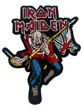 IRON MAIDEN - EDDIE - HEAVY METAL BAND - Embroidered Sew/Iron On Patch