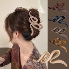 Women Girl Flower Large Duckbill Clip Hair Claw Clamp Ponytail Hairpin Barrettes