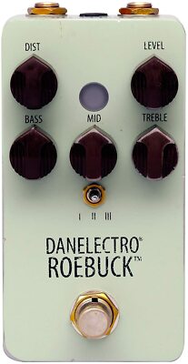 Danelectro Roebuck Distortion Effects Pedal Recreation of 1990 Ibanez Mostortion