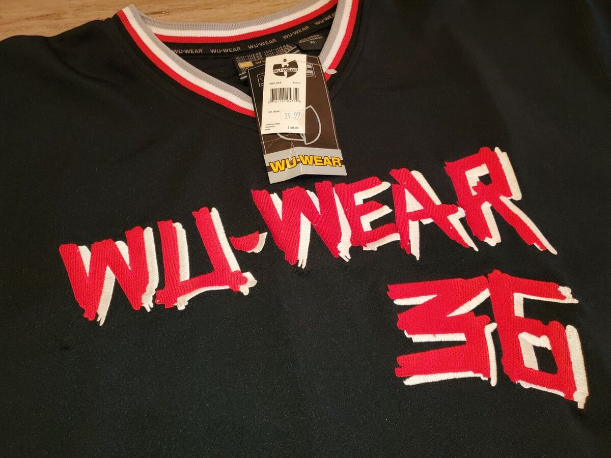 NEW WITH TAGS VINTAGE WU WEAR HOCKEY JERSEY XLARGE NEW WITH TAGS VINTAGE WU WEAR HOCKEY JERSEY XLARGE