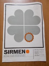 catalogo SIRMEN machine utensili / rappresentante R.I.A.M. di C. Rais Palermo