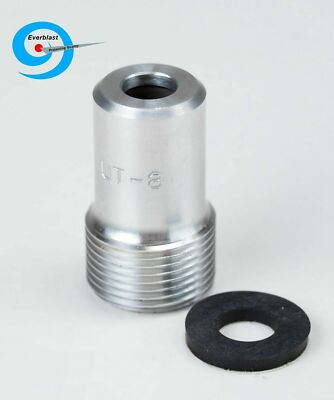 Tungsten Carbide Nozzle UT-6, Bore=3/8'', L=1-3/4'', threads=3/4''   