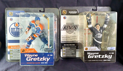 McFarlane Sports Picks NHL Legends Series 1 WAYNE GRETZKY Kings AND Oilers!