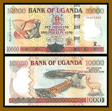 Uganda 10000 Shillings, 2009 P-45 Unc