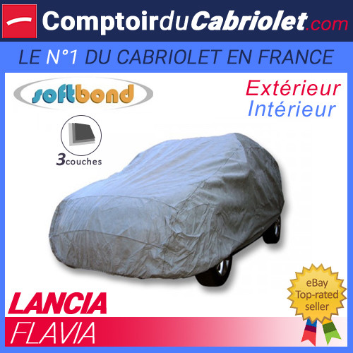 Bâche de protection Lancia Flavia SoftBond mixte gris clair
