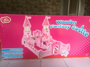 girls wooden castle