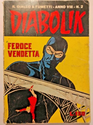 Diabolik Jahrgang VIII 1969 n°2 Fierce Vendetta A ( Zu)