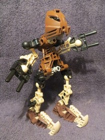 100% COMPLETE LEGO Technic Bionicle 2001 #8531 Pohatu w/Manual No Canister